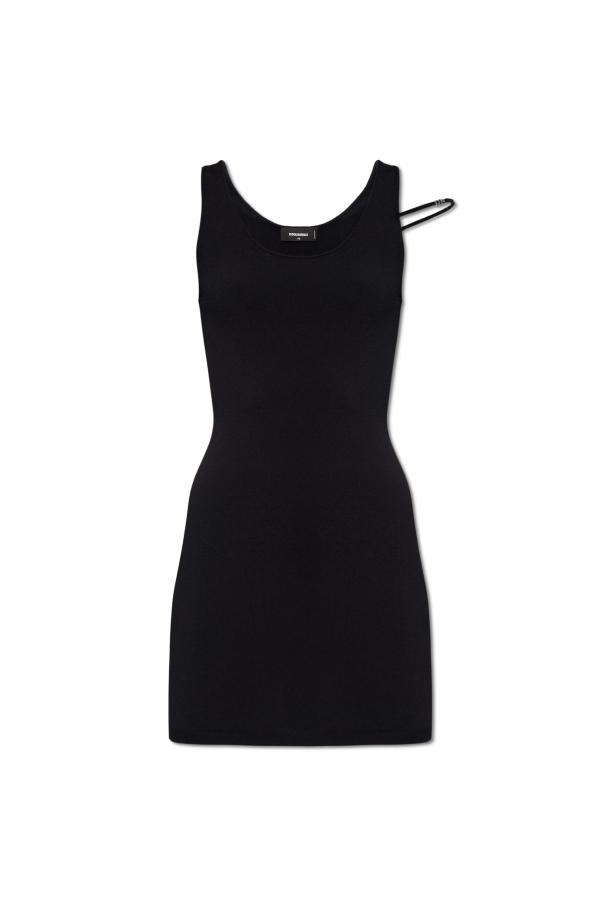 Black Slip dress Dsquared2 Vitkac GB